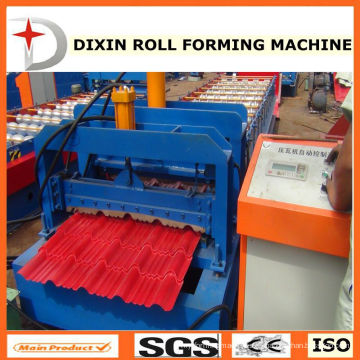 Máquina para fabricar tejas esmaltadas